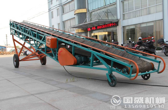 伸縮皮帶輸送機(jī)(jī)原理圖