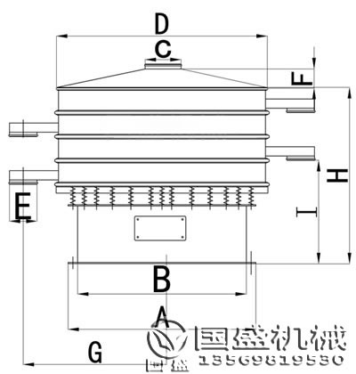 旋振篩結(jié)(jié)構(gòu)(gòu)圖